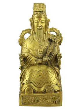 纯铜佛像玉皇大帝王母娘娘像