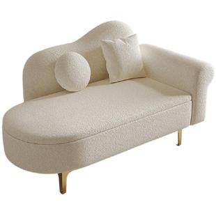 小户型升级可储物贵妃沙发欧式躺椅迷你单人太妃服装店卧室休息区