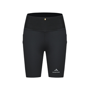 SURPINE松野湃户外运动防晒耐磨抑菌越野跑五分裤马拉松压缩裤女