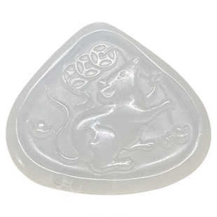 和田玉生肖老鼠男女男生女生挂件吊坠牌子