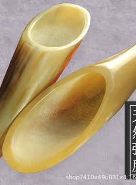 大号牛角刮痧筒腿部按摩Guasha身体通用舒经Tool背部点穴活络