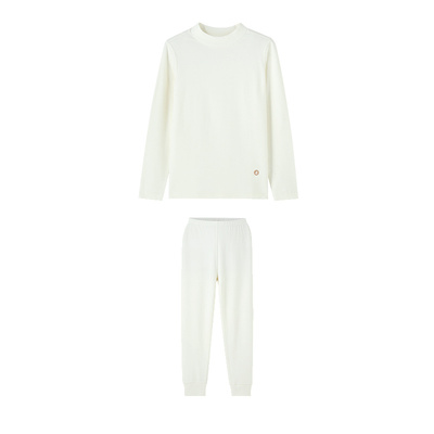 安奈儿童装男童女童秋衣秋裤套装2025冬新款居家打底保暖内衣时尚