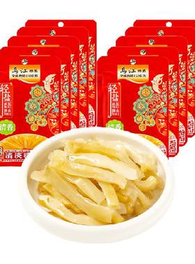 乌江减盐嫩脆清淡榨菜丝80g*10袋