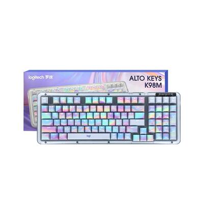 【限定礼盒装】罗技K98M彩虹水彩定制蓝牙双模热插拔无线机械键盘