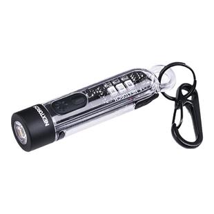 纳丽德K40小手电筒LED可充电迷你钥匙扣挂件户外防身爆闪UV验钞灯