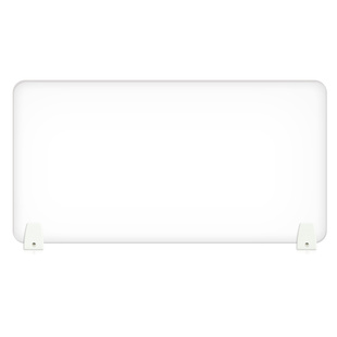 办公桌面挡板亚克力隔断工位屏风分隔板磨砂半透明书桌免打孔定制