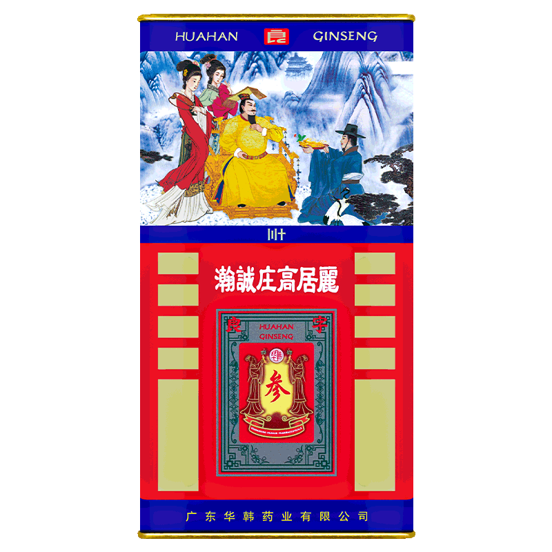 华韩骏龙红参整支六年根