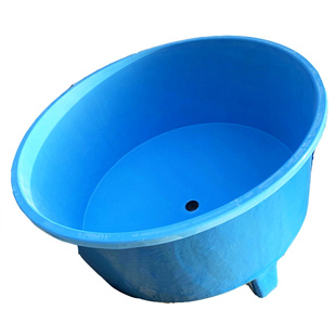 玻璃钢鱼池大型海鲜养殖圆方形池防渗漏户外过滤鱼缸龟鱼苗孵化池