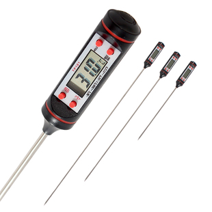 高精度食品及工业中心温度计探针数显水温计油温计土壤温度送电子