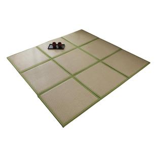 日式拼接凉席地毯藤编席子夏季天地垫客厅茶几阳台床边榻榻米垫子