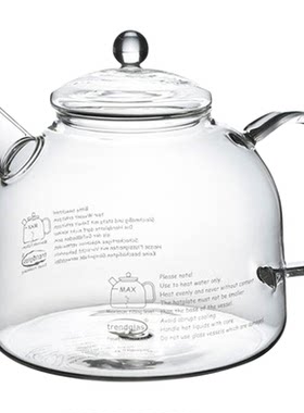 trendglas jena 1.75L德国进口高硼硅泡茶玻璃壶简约耐热煮现货