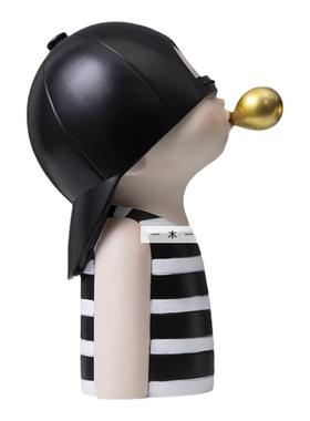 样板间男孩房滑板墙面挂件装饰