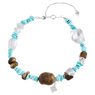 MEIDEHEN美得很沉迹寻香·奇楠绿松白水晶随型手串手链新年礼物