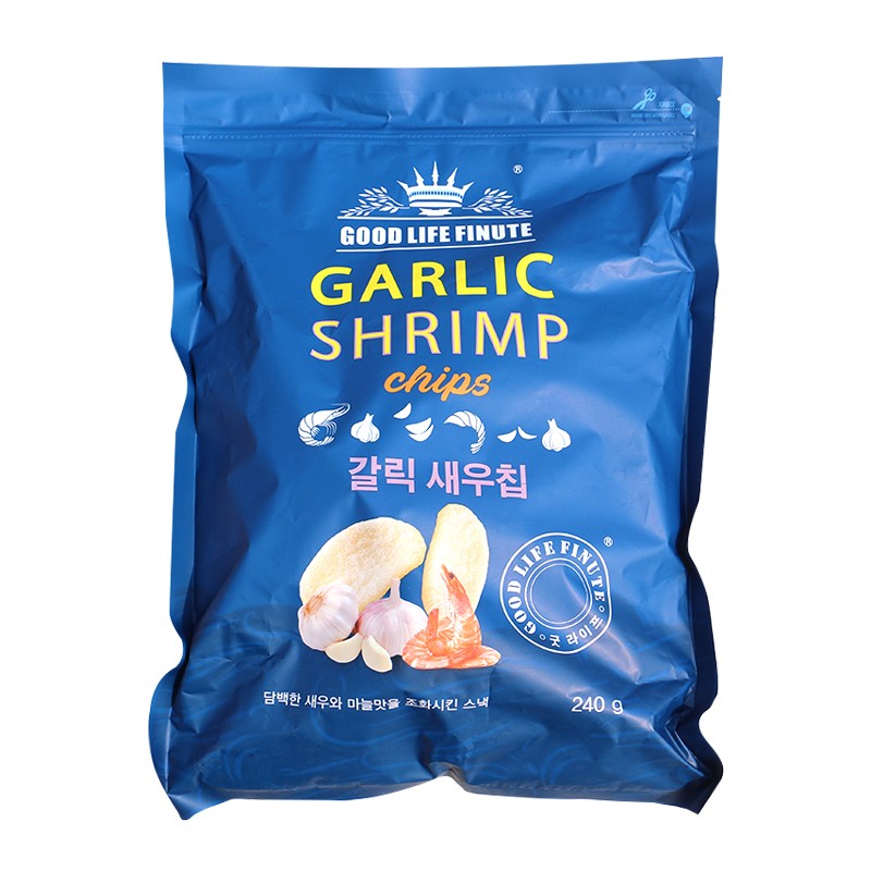 韩国进口garlic趣莱福蒜味虾片