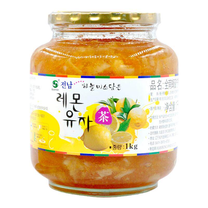旗舰店韩国进口全南蜂蜜柠檬