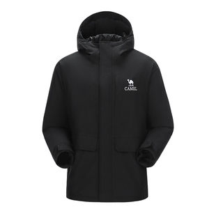 骆驼户外夹棉冲锋衣AK80硬壳防水外套男2026新款防雨进藏登山服女