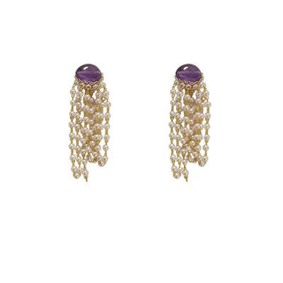 你好1983周也夏晓兰同款流苏耳环