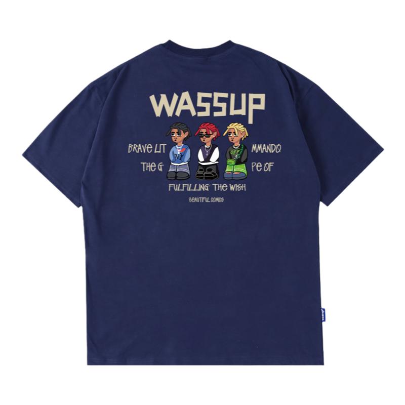 WASSUPHEODS潮人款正品短袖