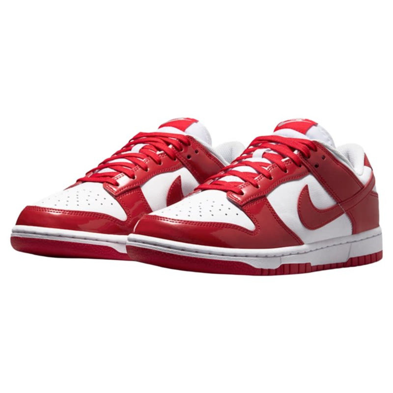 NIKE耐克女鞋DUNK STREET1白红低帮复古板鞋运动休闲鞋IV5104-101
