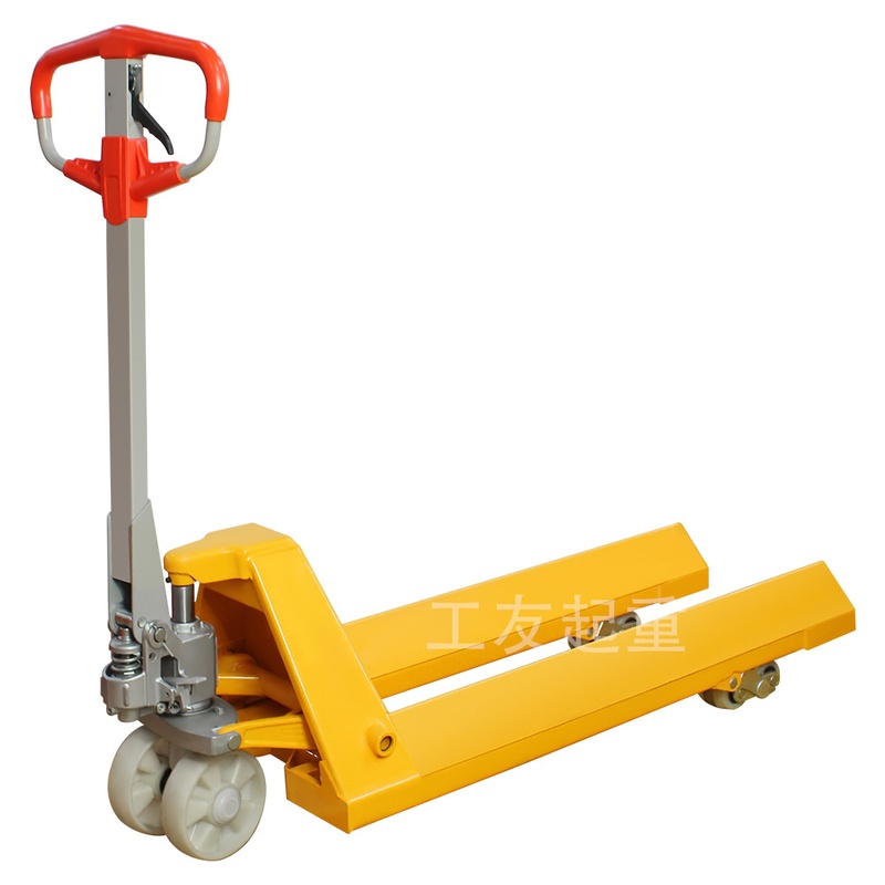 定制手动液压地牛低放551mm加长车托盘单轮加宽叉车搬运车吨手动
