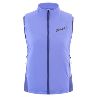 必迈官方秋冬跑步轻暖聚能棉马甲外套男女户外防风立领保暖上衣