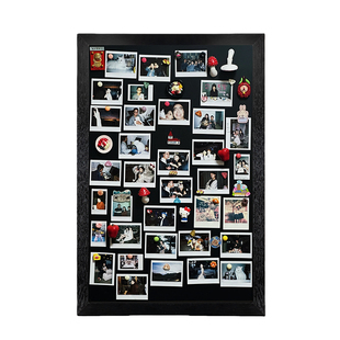 拍立得相框冰箱贴收纳磁吸展示框创意照片墙diy装饰明信片展示架