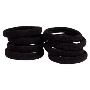 高弹力加粗大号头绳发圈无接缝成人扎头黑色橡皮筋发饰丸子头发绳