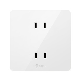 公牛四孔开关插座面板86型暗装墙壁4孔双2孔二位插墙面插板家用