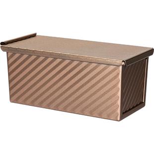 摩登主妇吐司模具450克带盖不粘烤箱家用烘焙烤面包用具土司盒子