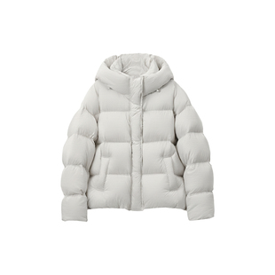 短款羽绒服女款爆款2025新款正品新国标90白鸭绒外出外套黑色连帽