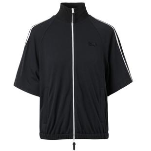 IIIVIVINIKO“干爽纱线纺织”运动感短袖拉锁上衣女M334701359A