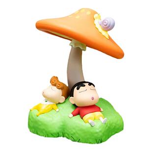 韩国正版Mushroom Mood lamp蜡笔小新拍拍灯可爱床头灯伴睡小夜灯