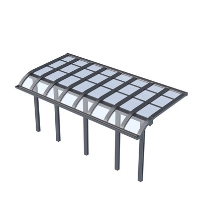 铝合金雨棚防雨庭院阳光房户外防晒院子家用屋檐耐力板露台遮阳棚