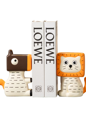 创意卡通摆件客厅高级感玄关酒柜电视柜桌面装饰品样板间家居软装