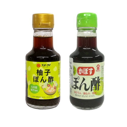 日本原装进口富士甚柚子醋调味汁150ml饺火锅生鱼片烧肉炸物