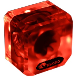 Bykski B-FMpa-V3-X 水冷流速计DIY套装透明亚克力发光精品水流计