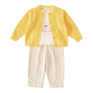 女童春装2026新款儿童套装女宝宝早春穿搭超好看女孩三件套童装潮