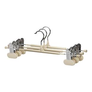 裤架无痕家用带夹子裤夹挂裤子专用衣架防滑挂架不锈钢晾晒夹裙夹