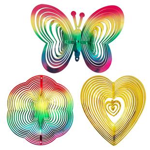 驱赶鸟风旋转反光蝴蝶惊吓防鸟神器家用庭院阳台户外专用驱鸟彩带