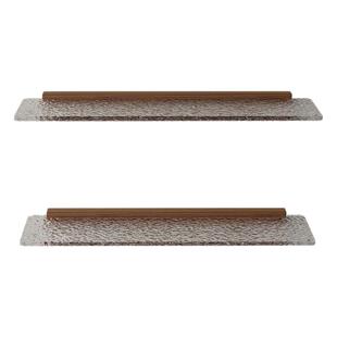 JOJO'S L. PD.deliberately.胡桃木浴室置物架免打孔壁挂 | 故意