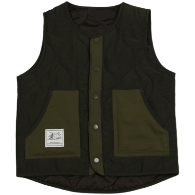 DUOPLUS山系拼接绗棉马甲