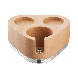 Barsetto/百胜图58mm手柄底座实木支架压粉锤意式咖啡机配件器具