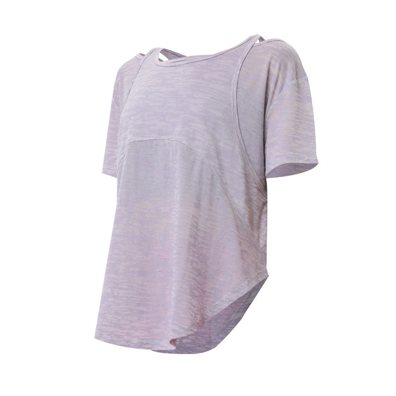 Anjali瑜伽服女罩衫运动T恤透气