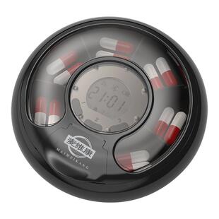 智能电子药盒老年人定时提醒便携式随身蓝牙迷你分药器小药盒自动