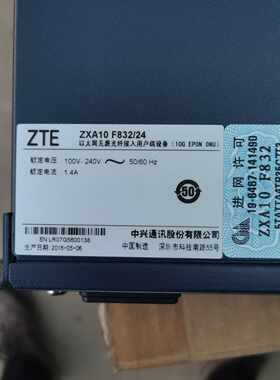 全新ZXA10 F832-24口 10G EPON ON—议价
