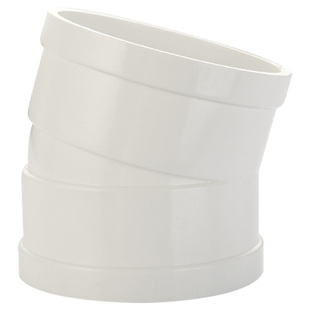 50PVC110下排水管道15度30度45度90度75等径直角接头配件微偏弯头