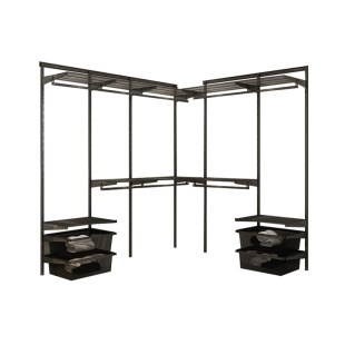 美达斯定制金属衣帽间衣柜邮费差价链接 单拍不发货