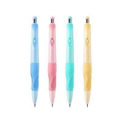 海豚正姿铅笔自动铅笔小学生用2.0粗不断芯自带卷笔刀的自动笔二年级矫正握姿粗杆胖胖铅笔儿童一年级初学者