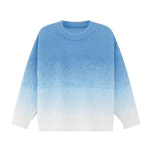 左西童装男童毛衣加厚秋冬2025新款儿童保暖仿貂绒针织衫冬季上衣