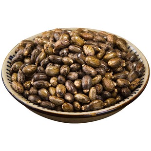 新货野生蓖麻子蓖麻籽500克包邮红大麻子中药材蓖麻仁蓖麻种子